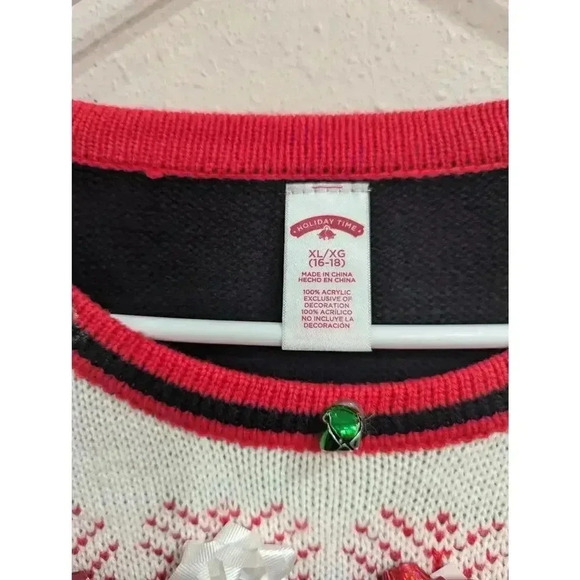 Women's Festive Christmas Snowman sweater by Holiday Time size XL - Picture 2 of 6